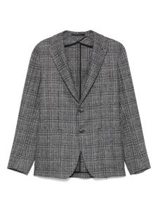 Блейзер в клетку Tagliatore, серый