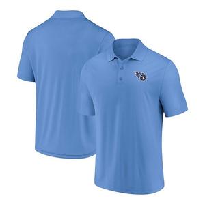 Мужская фирменная поло light blue tennessee titans component Fanatics