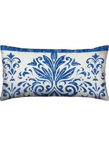 Наволочка из атласа Мако синего цвета Erwin Müller, 40 x 80 см