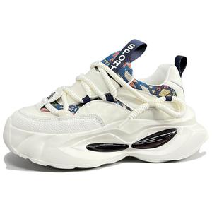 ZUOSAISI Мужские низкие массивные кроссовки бело-голубые, цвет White Blue