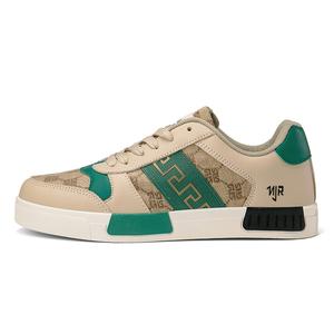 Нескользящие и износостойкие низкие кроссовки для скейтбординга, увеличивающие рост, для мужчин NANJIREN, Khaki