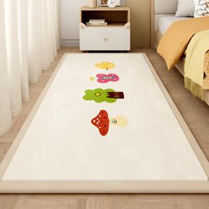 Budis Ковер 200х200 см для детской комнаты, толстый с мультяшным принтом, противоскользящий мат для ползания