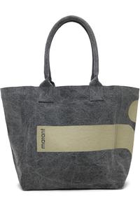 Isabel Marant Серая маленькая сумка-тоут из желтой кожи