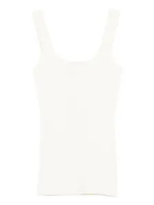 Майка с квадратным вырезом Entire Studios, белый