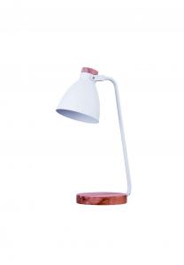 Настольная лампа Maxcom Luminarwood с патроном и кабелем, белый