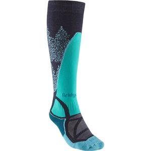 Носки Bridgedale Ski Midweight Merino Performance Bridgedale, Dark Denim/Aqua