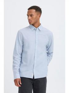 BLEND Рубашка с длинными рукавами BHDaris синего цвета