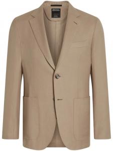 Льняной пиджак Zegna, нейтральный