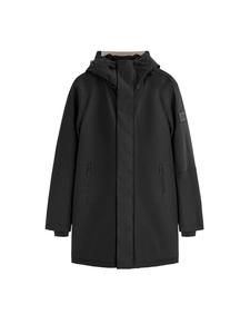 стеганое пальто черного цвета Polo Club