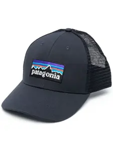 Patagonia кепка P-6 Logo LoPro из органического хлопка, синий