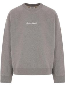 Толстовка с вышитым логотипом Maison Kitsuné, серый