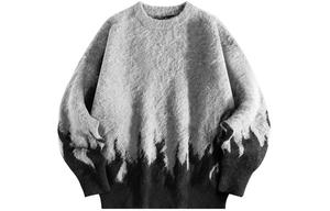 Свитер унисекс BABUGGE, Светло-серый/черный