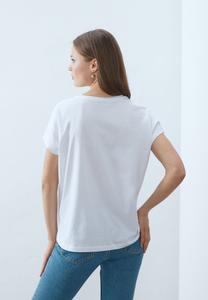 Футболка с принтом Anna Field, белая