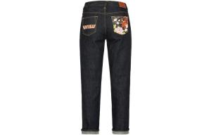 Джинсы женские деним синие Evisu