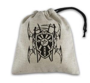 Q-Workshop, Сумочка Basic Vampire, бежевый и черный, 11x12x0,5 см