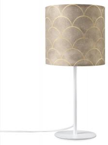 Настольная лампа Paco Home Luca Tl Pil 008, белый - сталь - 18 x 37 x 18 см