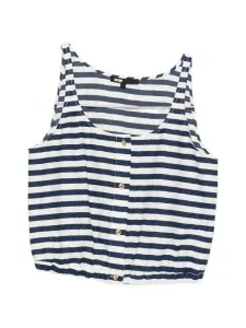Топ в полоску на пуговицах Maje, синий