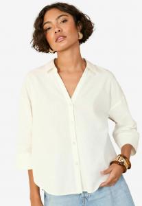 Блузка на пуговицах REGULAR FIT Friends Like These, светло-желтый