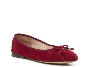Балетки Sam Edelman Signature Collection Zane Ballet Flat, Merlot Suede