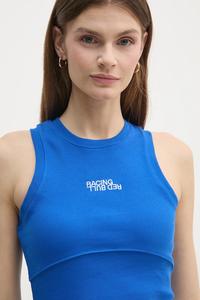 Топ с логотипом и ребристой вязкой Red Bull Racing X Pepe Jeans, синий