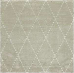 Ковер SAFAVIEH, 201 x 201 см, Revive Collection квадратный, Sage, переходный дизайн, устойчивый к пятнам, идеален для помещений с высокой проходимостью в спальне, столовой и кухне (REV104W-7SQ)