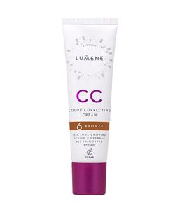 CC-крем Lumene CC Color Correcting Cream SPF20, 6 Bronze, 30 ml