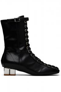 Ботильоны на шнуровке Ganni, черный