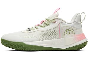 Пик Герой 2 баскетбольные кроссовки мужские низкие бежево-зеленые