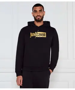 Толстовка Regular fit Just Cavalli, черный