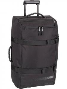 Дорожная сумка на колесиках Kick Off, размер L, черного цвета travelite