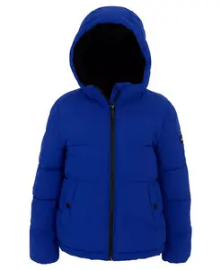 Пуховик с берберской подкладкой для больших девочек BCBG, синий