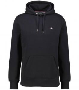 Толстовка с капюшоном стандартной посадки Gant, черный