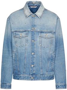 Valentino Garavani джинсовая куртка Rockstud, синий