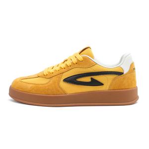 DEERWAY Высокие легкие дышащие низкие кеды для скейтбординга унисекс ginger yellow