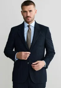 Пиджак в стиле «британский костюм» с фирменной полосой, стандартного кроя. Next, Navy