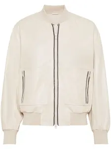 Куртка с декором Monili Brunello Cucinelli, нейтральный