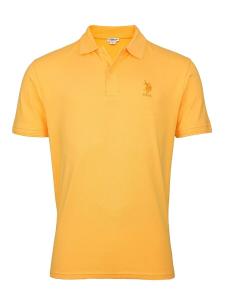 Рубашка поло U.S. POLO ASSN. Shirt Axel, цвет orange/light orange
