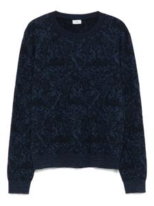 Свитер с узором пейсли ETRO, синий