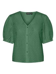 Блузка Pieces, зеленый