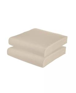 Подушка для садового стула Ш 24 x   Г 24 дюйма Мягкий, устойчивый к выцветанию полиэстер, съемный чехол со потайной молнией, регулируемые надежные завязки, набор из 2 штук. Доступные размеры подходят для вашего патио, сада или террасы Aoodor, серый