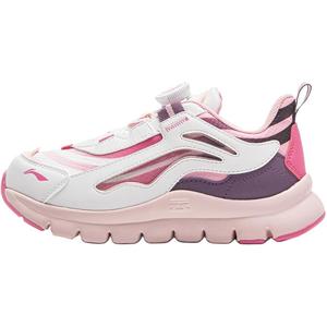 Спортивные повседневные детские кроссовки Sportlife для детей от 3 до 7 лет LINING YOUNG, белый/розовый