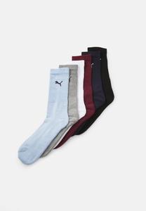 Носки Puma CREW SOCK UNISEX 6 PACK, Blue/Red/Black/Multi-Coloured