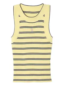 Топ в рубчик с полосками SANDRO