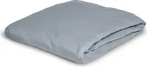 Простыня на резинке Premium Stretch Porto 0020, синяя, 150 x 200 см Irisette