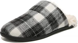 Мужские домашние сабо Vionic Bridges Alfons - комфортные тапочки для дома с ортопедической стелькой и амортизирующей подошвой для поддержки свода стопы, мягкие домашние тапочки для мужчин, черный