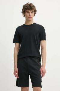 Хлопковая футболка Superdry, черный