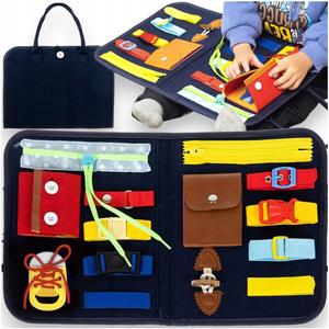 Сенсорная доска Монтессори, обучающая манипулятивная игрушка для детей Iso Trade