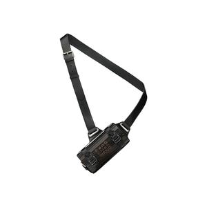 Feng Chen Wang Искусственная кожаная поясная сумка унисекс черная, Black