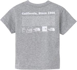 Детская футболка с коротким рукавом THE NORTH FACE (The North Face), сшитая по индивидуальному заказу, с историческим логотипом, унисекс, серый