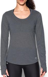 Under Armour Женская Футболка Streaker с Длинным Рукавом, Carbon Heather/ Black/ Reflective